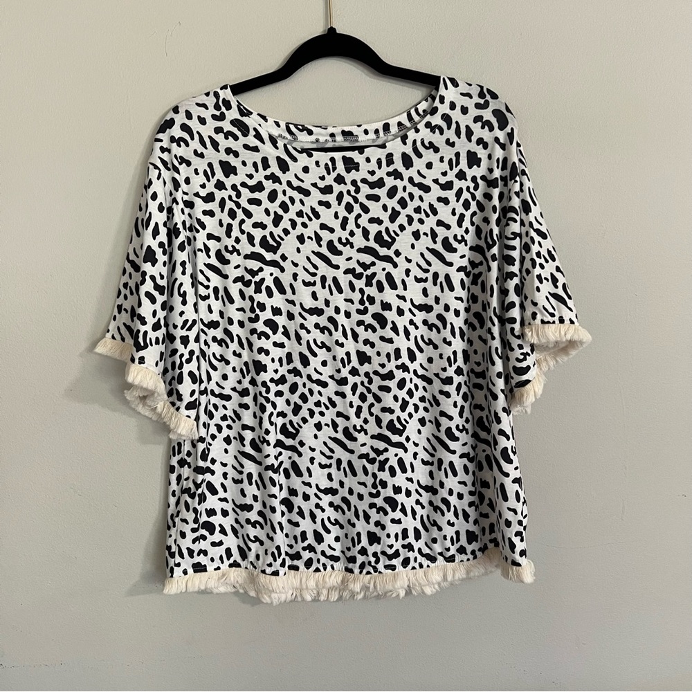 Animal print Oversized top - Picture 1 of 3